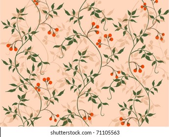 Tapete Vintage, Vektordesign-Hintergrund