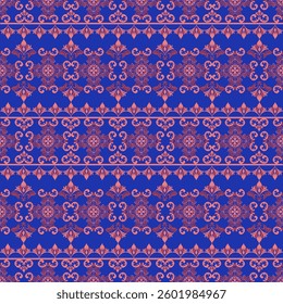 wallpaper, wrapping, fabric, clothing , Abstract Ethnicart, Seamless pattern in tribal, folk embroidery, and Mexican style, Aztec geometric art ornament print, Design for carpet , cover