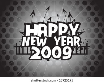 wallpaper, year 2009 background for party people, design