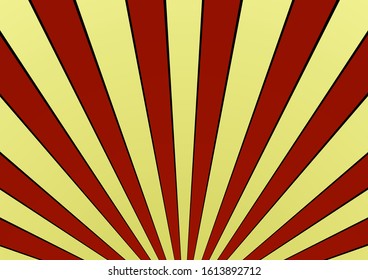 Wallpaper yellow and red sunburst vector background.