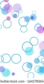 Wallpaper for your smartphone screen. Light backdrop. Vertical Banner for social media and networks. Vector illustration. Phone wallpaper, great design for any purposes. Cute pattern. Minimal design