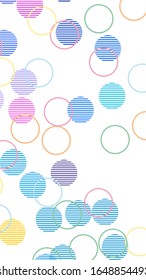 Wallpaper for your smartphone screen. Light backdrop. Vertical Banner for social media and networks. Vector illustration. Phone wallpaper, great design for any purposes. Cute pattern. Minimal design