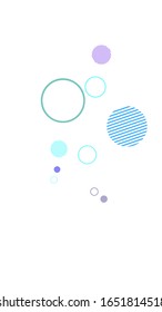 Wallpaper for your smartphone screen. Light backdrop. Vertical Banner for social media and networks. Vector illustration. Phone wallpaper, great design for any purposes. Cute pattern. Minimal design