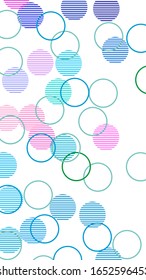 Wallpaper for your smartphone screen. Light backdrop. Vertical Banner for social media and networks. Vector illustration. Phone wallpaper, great design for any purposes. Cute pattern. Minimal design