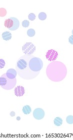 Fondo de pantalla para tu pantalla de smartphone. Fondo claro. Cartel vertical para redes y medios sociales. Ilustración vectorial. Papel tapiz de teléfono, gran diseño para cualquier propósito. Patrón lindo. Diseño mínimo