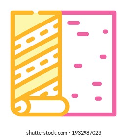 vector de icono de color de pared de presentación de fondo. letrero de pared de papel pintado. ilustración de símbolo aislado