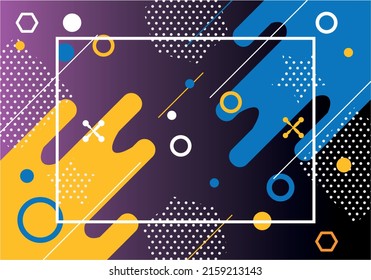 VECTOR ABSTRACTO DE PAREDES. POLKADOTS TEMÁTICOS CON FONDO morado y negro con TIPOS DE MOTIF DIFERENTES
