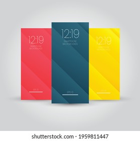 Wallpapers background for smartphones. vector illustration
