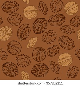 Walnut brown pattern