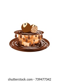 Walnut in chocolate