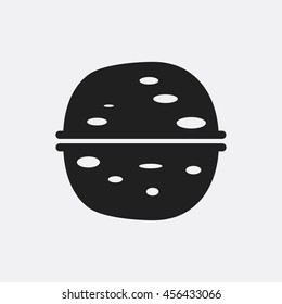 Walnut icon illustration isolated vector sign symbol