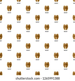 Walnut pattern seamless vector repeat for any web design