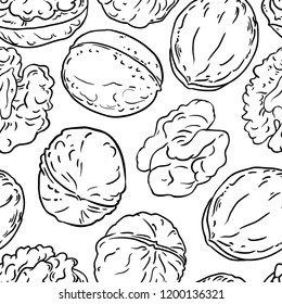 walnut vector pattern