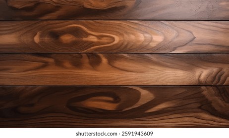 Walnut wood texture. Wooden planks. Wood background. Wood texture with natural pattern.