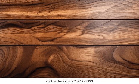 Walnut wood texture. Wooden planks. Wood background. Wood texture with natural pattern.