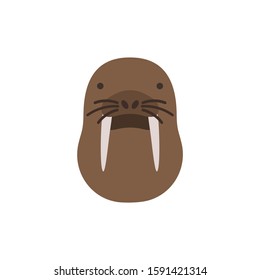 Walrus color icon. Elements of winter wonderland multi colored icons. Premium quality graphic design icon on white background
