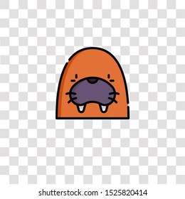 walrus icon sign and symbol. walrus color icon for website design and mobile app development. Simple Element from animals collection for mobile concept and web apps icon.