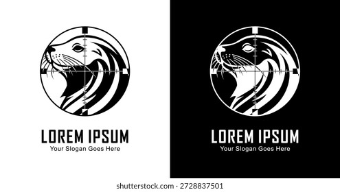 Das Design des Walross-Logos ist in der Aufnahme