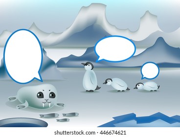  Walrus and Penguin chat.