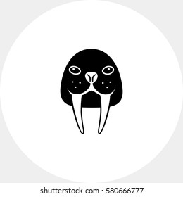 Walrus simple icon