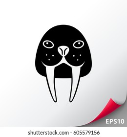 Walrus simple icon