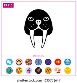 Walrus simple icon