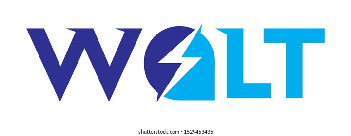 WALT LOGO THUNDER BOLT ICON 