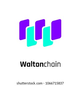 Waltonchain Cryptocurrency Coin Sign