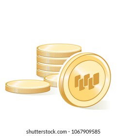 Waltonchain Cryptocurrency Coin Stacks