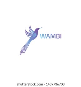 Wambi Bird logo design vector modern V.2