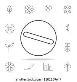 wand in circle icon. web icons universal set for web and mobile