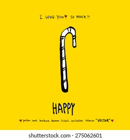 wand / Hand drawn illustration - vector