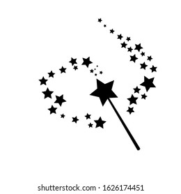 Abstract Magic Wand Simple Pointer Cursor Stock Vector (Royalty Free ...