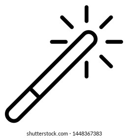 Wand Icon, Vector Illustration,User Interface Outline