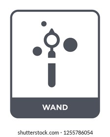 wand icon vector on white background, wand trendy filled icons from Magic collection, wand simple element illustration