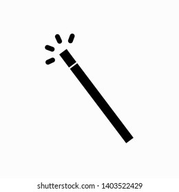 Wand icon,vector illustration. Flat design style. vector wand icon illustration isolated on White background, wand icon Eps10. wand icons graphic design vector symbols.
