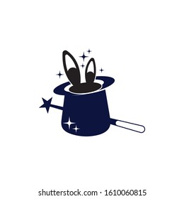Wand Magic hat Creative icon vector template
