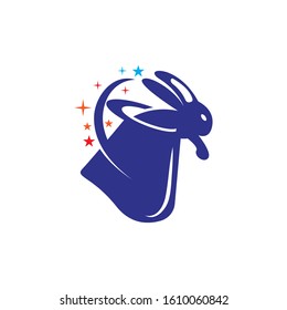 Wand Magic hat Creative icon vector template