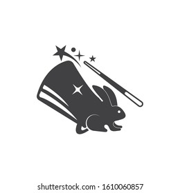 Wand Magic hat Creative icon vector template