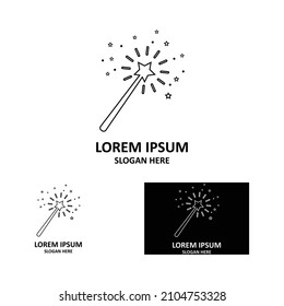 Wand Magic hat Creative icon vector 