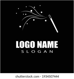 Wand magic hat Logo Template vector symbol design