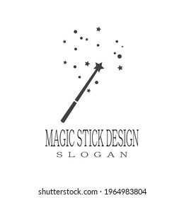 Wand magic hat Logo Template vector symbol design