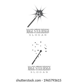 Wand magic hat Logo Template vector symbol design