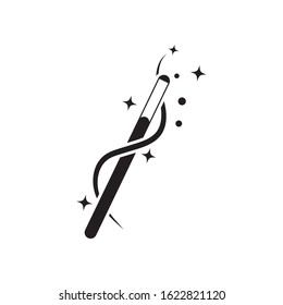 Wand magic icon Vector Illustration design Logo template