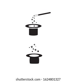 Wand magic icon Vector Illustration design Logo template