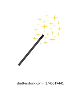 wand magic illustration icon logo vector