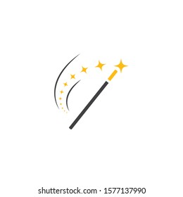 Wand Magic stick icon vector template