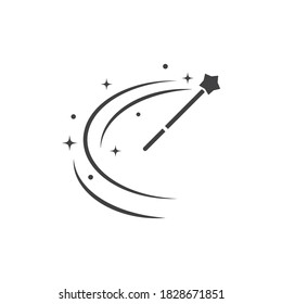 Wand Magic stick icon vector template