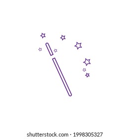 Wand Magic stick icon vector template