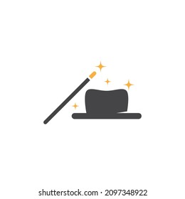 Wand Magic stick icon vector template